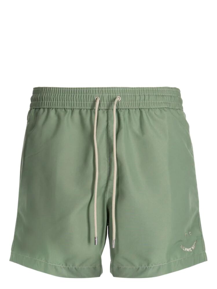 Paul Smith logo-embroidered swim shorts - Green Cover