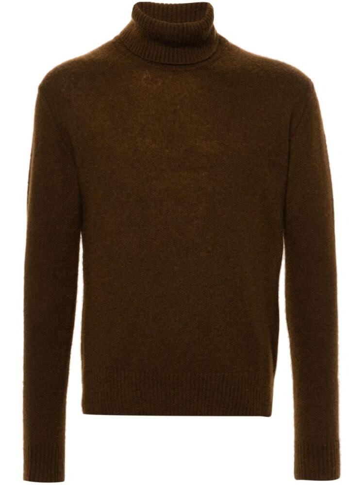 TOM FORD roll-neck sweatshirt - Brown Cover