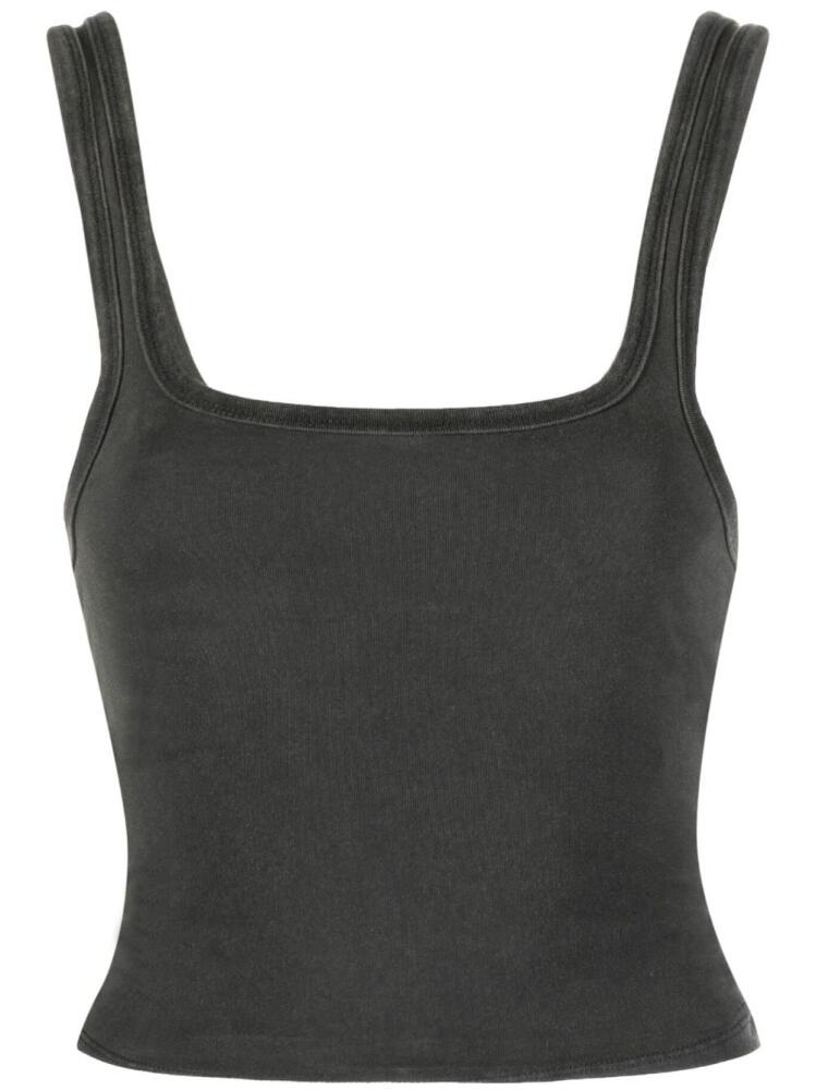 ENTIRE STUDIOS cropped tank top - Black Cover