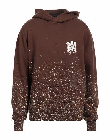 Amiri Man Sweatshirt Brown Cotton Cover