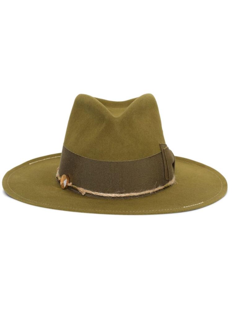 Nick Fouquet River Song fedora hat - Green Cover