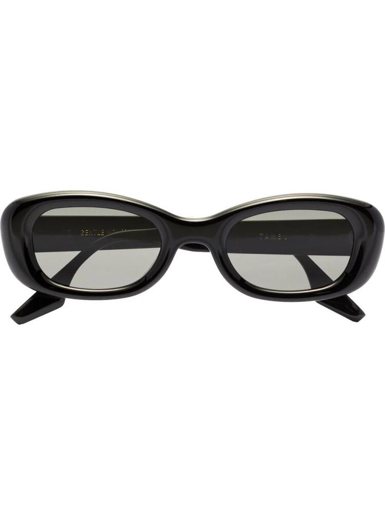 Gentle Monster oval-frame sunglasses - Black Cover