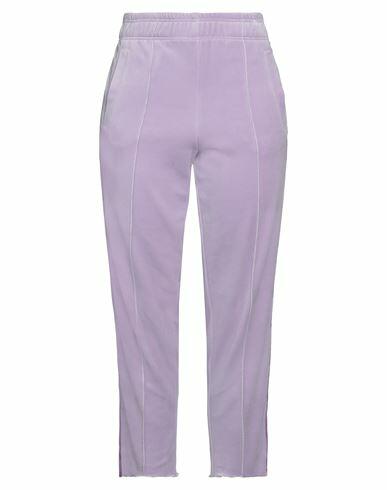 Laneus Woman Pants Lilac Cotton, Nylon Cover