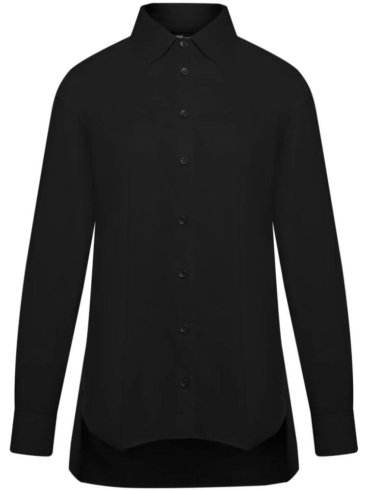 Uma | Raquel Davidowicz long-sleeve cotton shirt - Black Cover