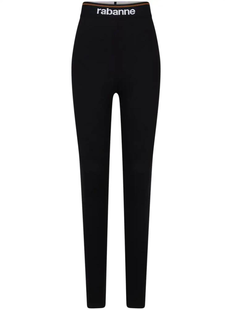 Rabanne Bodyline logo-waistband leggings - Black Cover