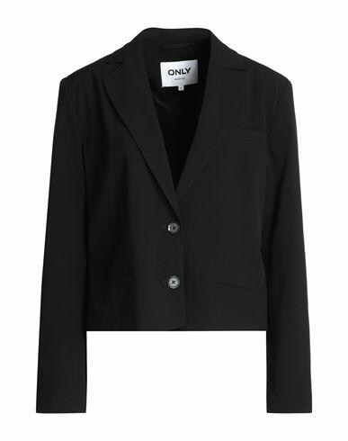 Only Woman Blazer Black Polyester, Viscose, Elastane Cover