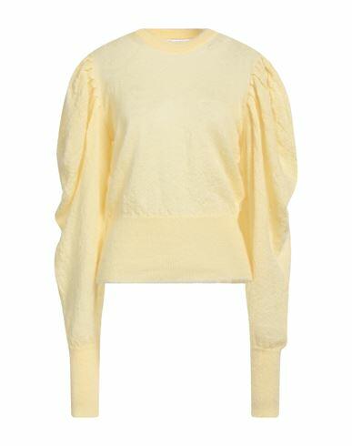 Jw Anderson Woman Sweater Yellow Mohair wool, Polyamide, Wool Cover