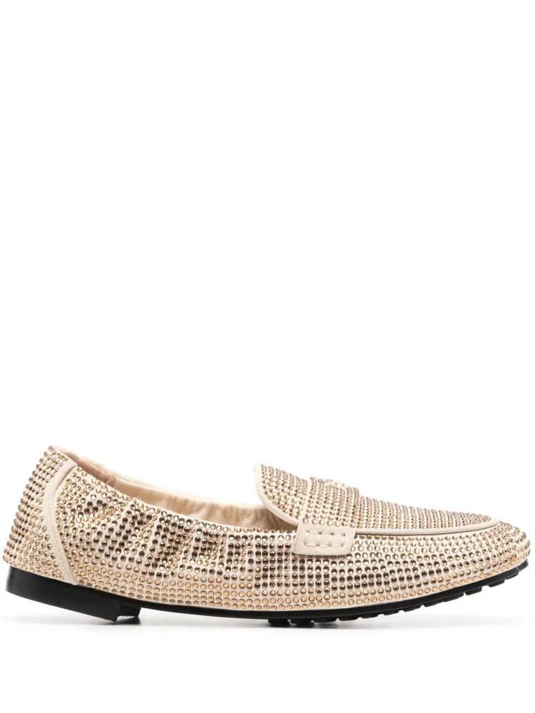 Tory Burch crystal embellished loafers - Neutrals Cover