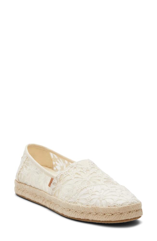 TOMS Alpargata Rope Espadrille 2.0 Shoe in Ivory Cover