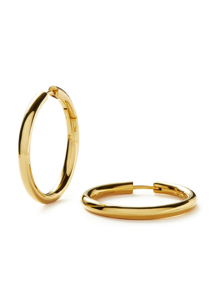 Missoma Tunnel Large 18kt Gold-plated Hoop Earrings - Cover