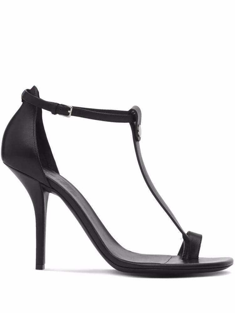 Burberry stiletto-heel leather sandals - Black Cover