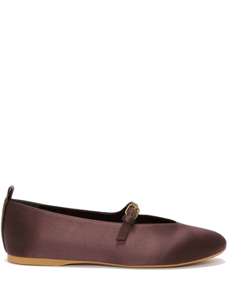 JW Anderson satin-weave ballerinas - Brown Cover