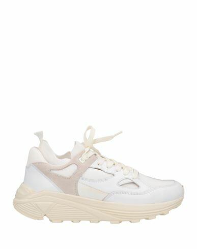 Brandblack Woman Sneakers White Leather, Textile fibers Cover