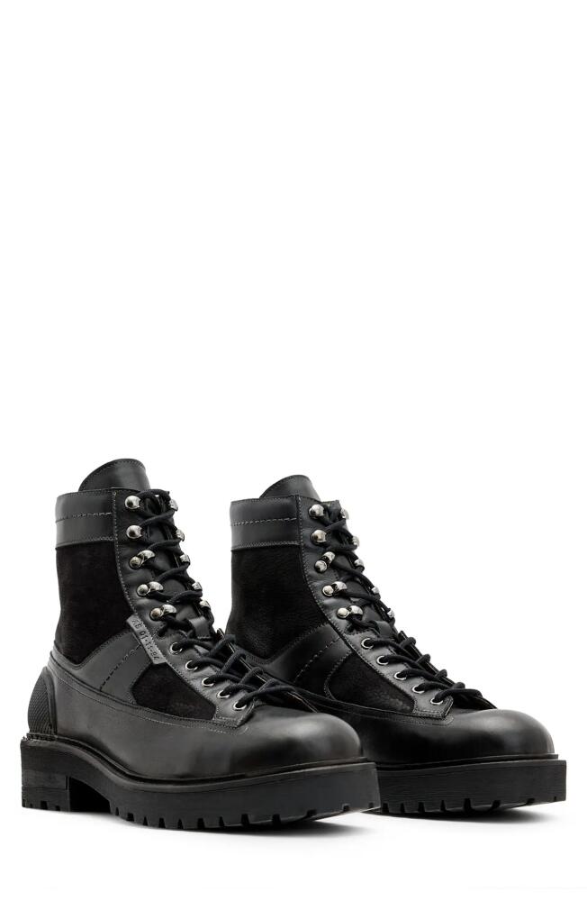 AllSaints Hank Combat Boot in Black Cover