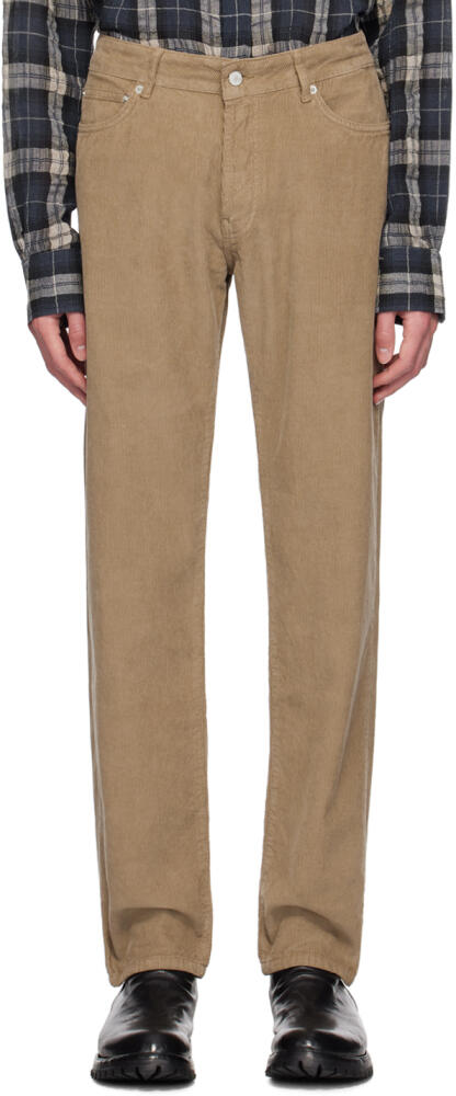 Officine Générale Taupe James Trousers Cover