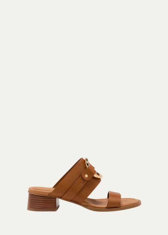 See by Chloe Hana Leather Ring Slide Sandals Cover