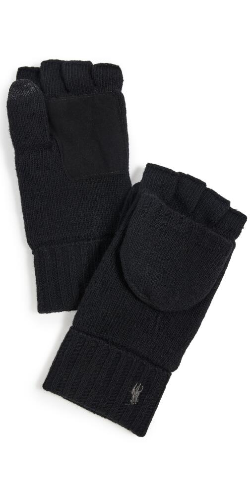 Polo Ralph Lauren Wool Blend Convertible Gloves Polo Black Cover