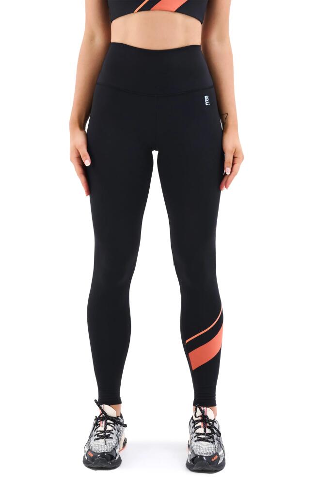 P. E Nation Upward Logo High Rise 7/8 Leggings in Black Cover