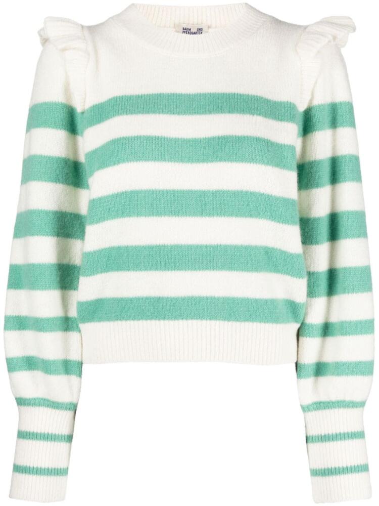 Baum Und Pferdgarten Camryn striped knitted jumper - Neutrals Cover