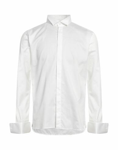 Tagliatore Man Shirt White Size 17 ½ Cotton Cover