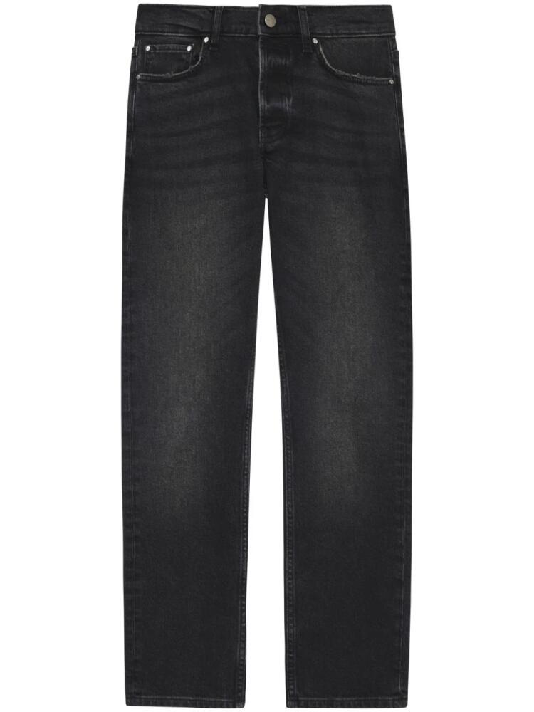 ANINE BING Nix cropped jeans - Black Cover