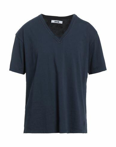 Grifoni Man T-shirt Navy blue Cotton Cover