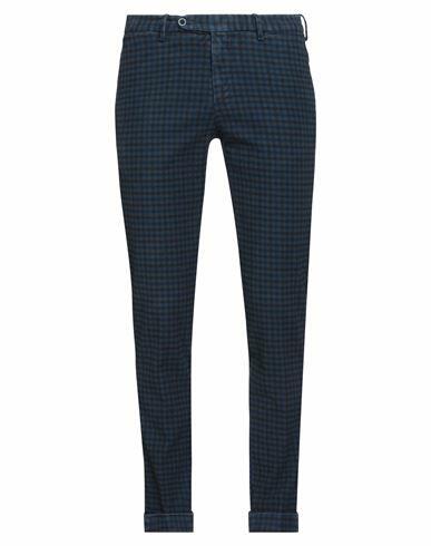 Betwoin Man Pants Midnight blue Cotton, Elastane Cover