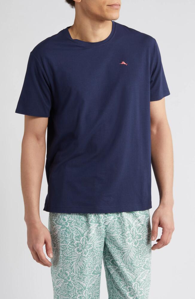 Tommy Bahama Cotton Blend Pajama T-Shirt in Navy Cover