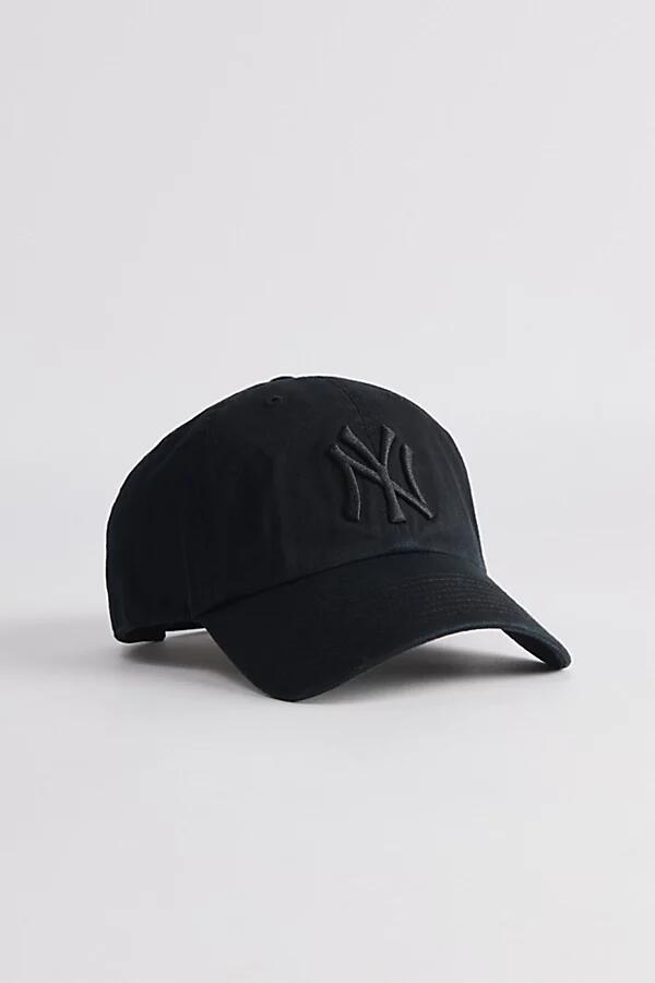 '47 Brand MLB New York Yankees Classic Clean Up Hat in Pitch black Cover