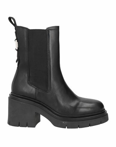 Blauer Woman Ankle boots Black Soft Leather Cover