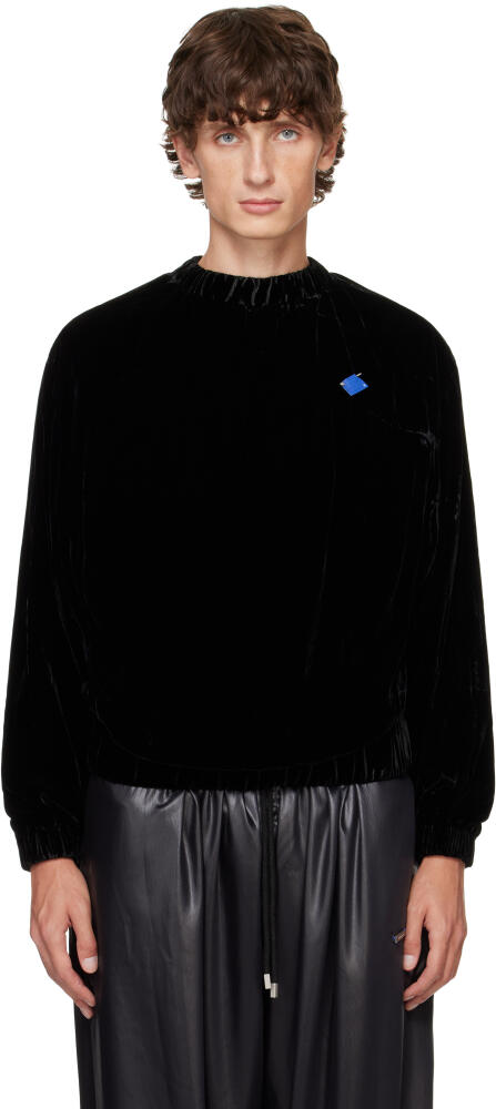 ADER error Black Velvet Sweatshirt Cover