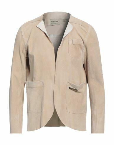 Takeshy Kurosawa Man Blazer Sand Soft Leather Cover