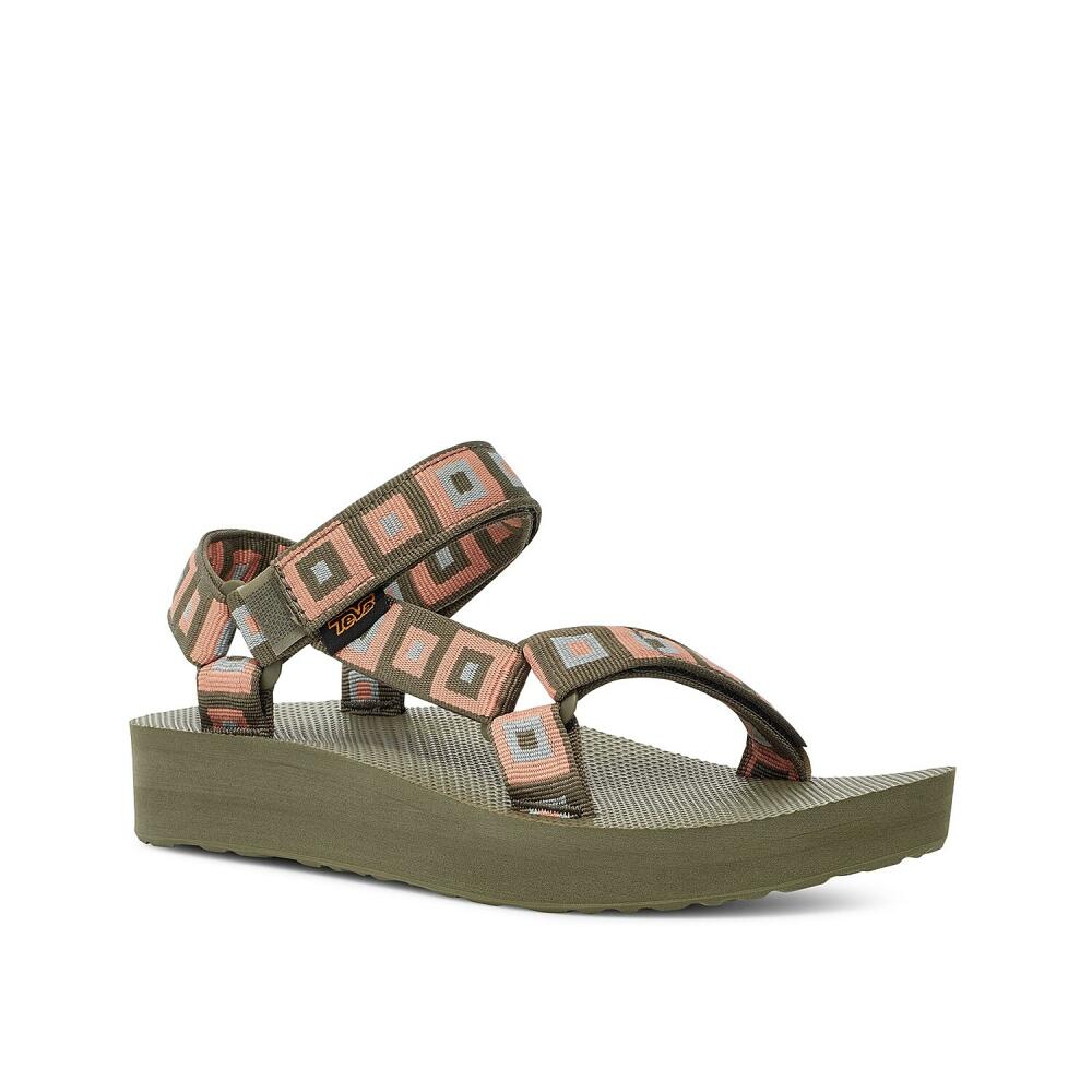 Teva Midform Universal Platform Sandal | Women's | Dark Brown Cover