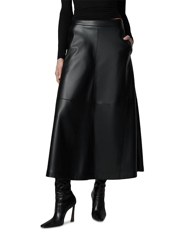 Joe's Jeans The Tavi Faux Leather Maxi Skirt Cover