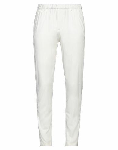 Squad² Man Pants White Viscose, Polyester, Elastane Cover