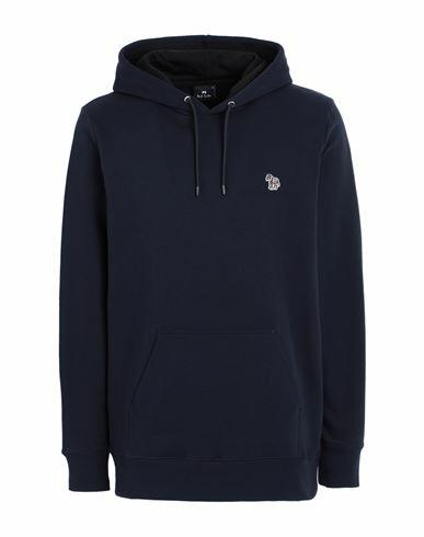 Ps Paul Smith Man Sweatshirt Midnight blue Organic cotton Cover