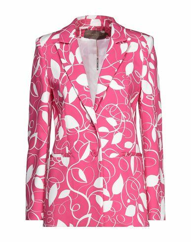 Simona Corsellini Woman Blazer Fuchsia Viscose, Elastane Cover