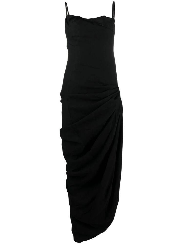 Jacquemus ruched evening gown - Black Cover