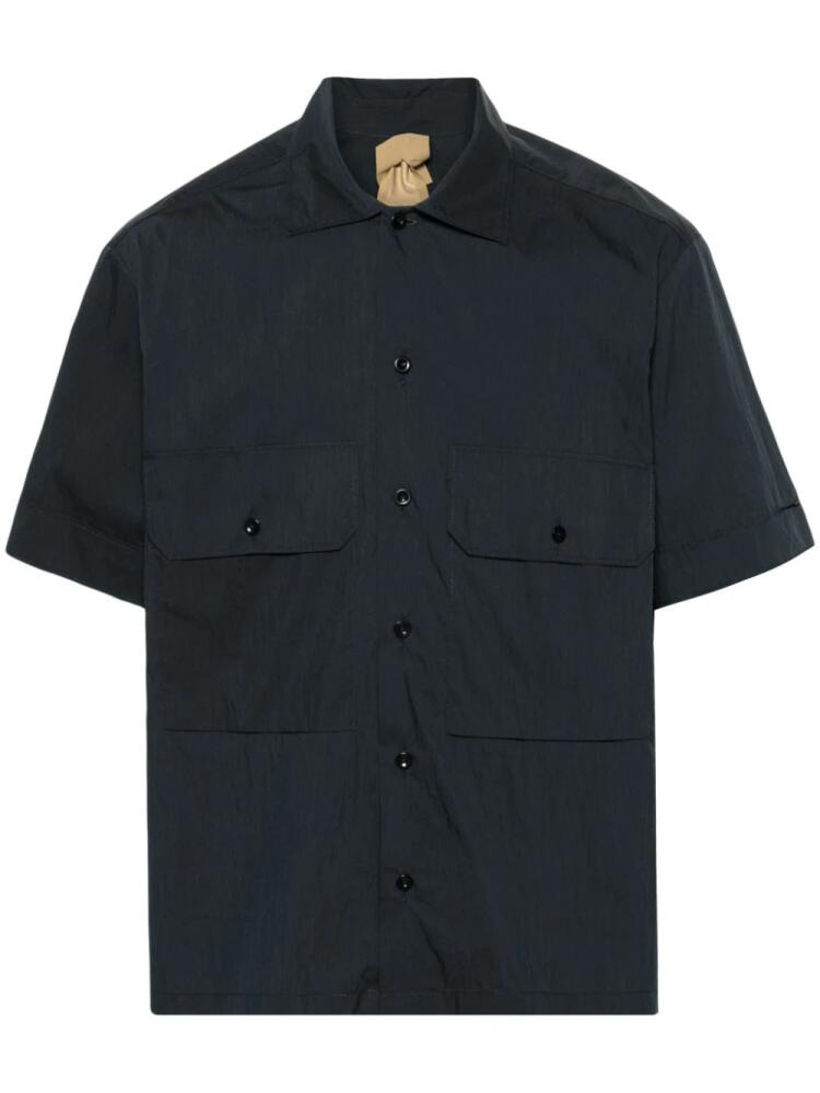 Ten C buttoned short-sleeve shirt - Blue Cover