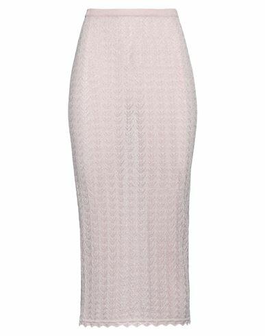 Alessandra Rich Woman Midi skirt Pink Viscose, Polyamide, Polyester Cover