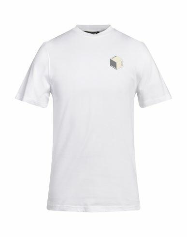 Roberto Cavalli Man T-shirt White Cotton Cover