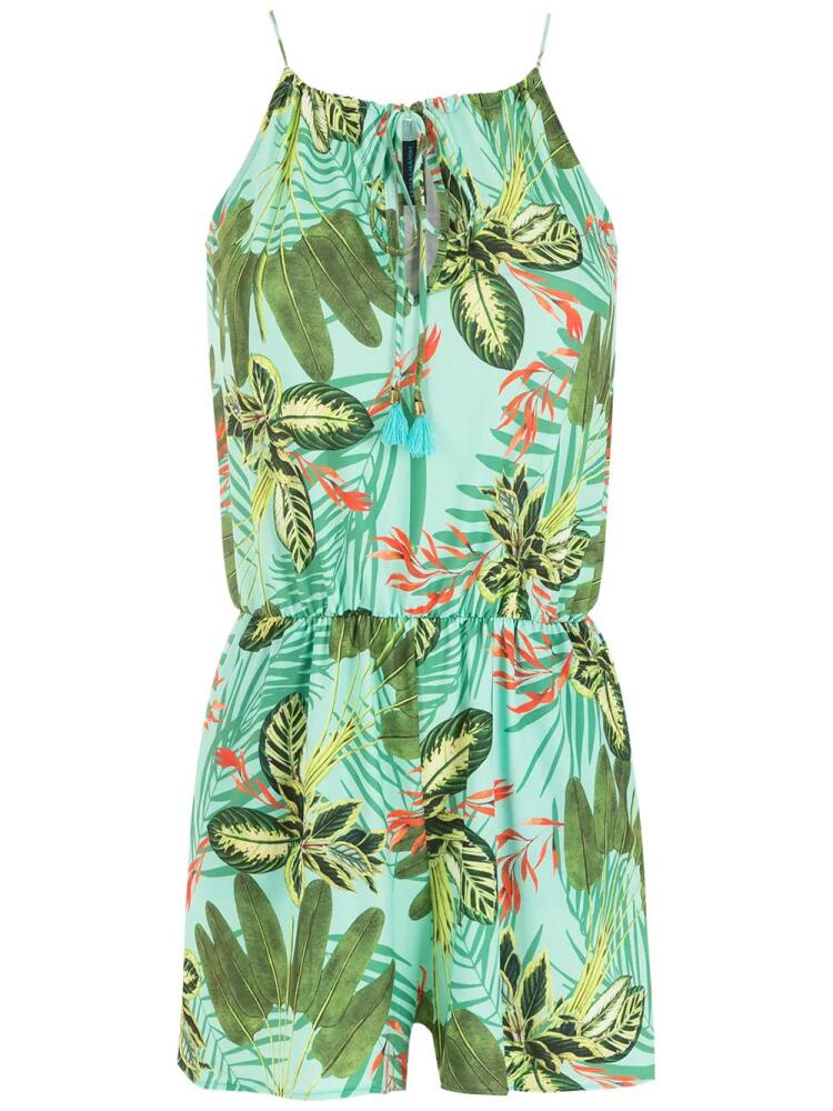 Lygia & Nanny Laya tropical print playsuit - Green Cover