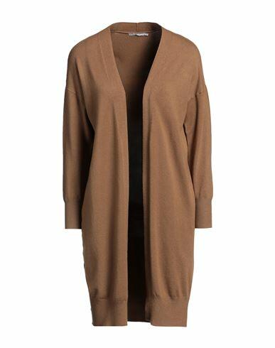 Take-two Woman Cardigan Camel Viscose, Polyester, Nylon Cover