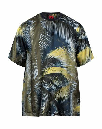 Ferrari Man T-shirt Military green Silk Cover