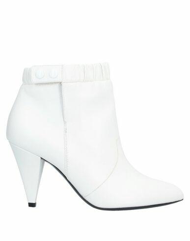 Celine Woman Ankle boots White Kidskin Cover