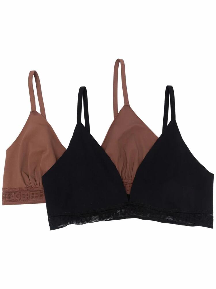 Karl Lagerfeld two-piece triangle bra set - Brown Cover