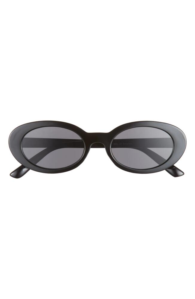 BP. 50mm Round Sunglasses in Black Cover