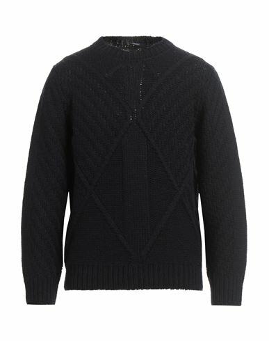 Gaudì Man Sweater Midnight blue Acrylic, Virgin Wool Cover