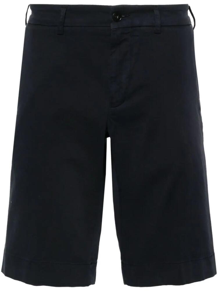 Canali gabardine-weave bermuda shorts - Blue Cover