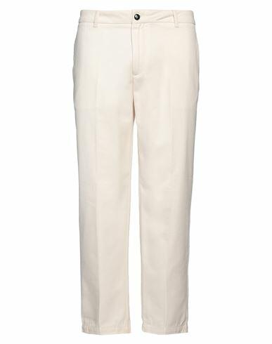 Emporio Armani Man Pants Ivory Cotton Cover